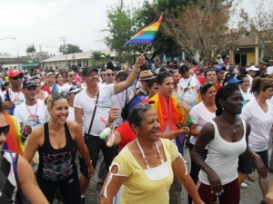 Con la participacin por primera vez del Instituto Nacional de Deportes, Educacin Fsica y Recreacin (INDER) en Morn comenzaron las actividades de cultura fsica de esta VI Jornada Cubana contra la Homofobia.