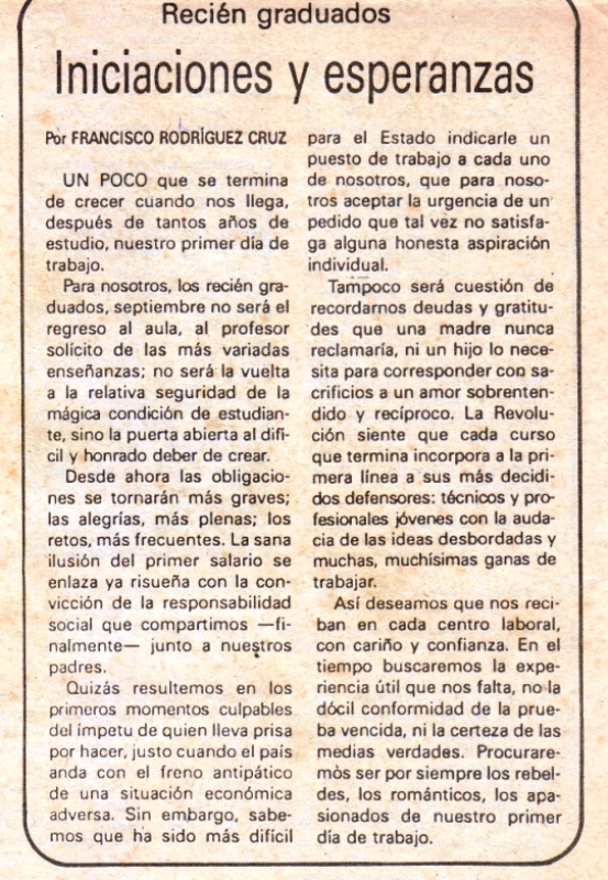 crónica 30 de agosto 1993