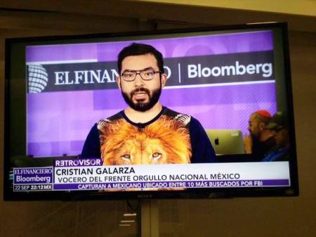 En una reciente comparecencia en la TV mexicana (Foto tomada de su muro en FB)